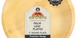 7 Inch Round Areca Palm Sheath Plate