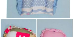 Navy Zone Newborn Baby Printed Head Support Pillow