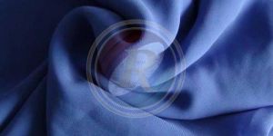 Blue Plain Georgette Fabric
