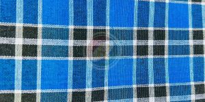 Check Print Polyester Fabric