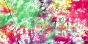 Multi Tie Dyed Cotton Fabric