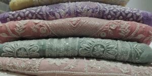 chikankari suits material