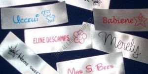 Custom Printed Satin Labels for Garments