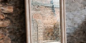 Wooden Mirror Frame Beautiful Carving Design