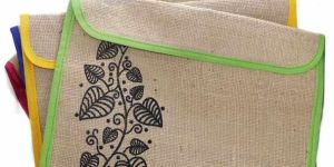 Light Brown Jute Folder