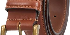 Tan Leather Profile Belt