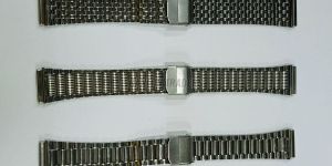 Stainless Steel Two Piece Lock Watch Straps