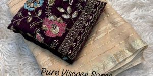 Zari Work Silk Saree