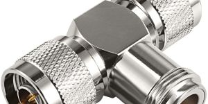 3 Way N 2 Male to N Female T RF Connector