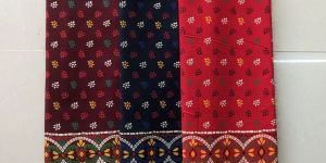 Ladies Rajwadi Small Floral Printed Nighty Fabric