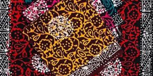 Ladies Traditional Batik Motif Cotton Nighty Fabric Piece