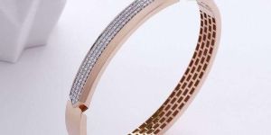 Men Rose Gold Kada Bracelet