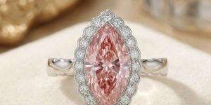 Pink Marquise Radiance Ring