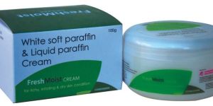 white soft paraffin light liquid paraffin skin cream
