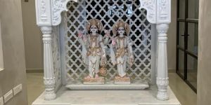Makrana Indoor White Marble Temple