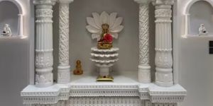 White Marble Home Temple