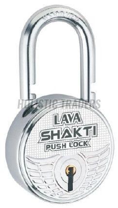 Lava Shakti Push Lock Heavy Duty Round Security Padlock