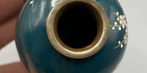 antique meiji period japanese cloisonne vase