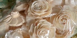 Artificial White Rose Flowers