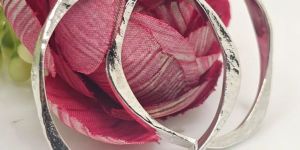 Shining Silver Hoop Earring