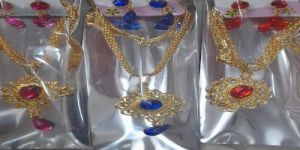 Artificial Fancy Stone Jewellery Set