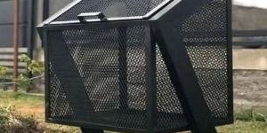 Iron Wire Mesh Waste Bin