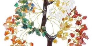 7 Chakra Crystal Tree Feng Shui Gemstone Tree