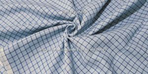 Ladies Linen Check Pattern Fabric