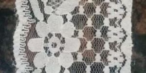 Floral Nylon Lace Border Trim