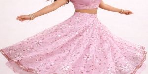 Floral Sequin Lehenga Choli
