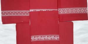 red patti cotton gamcha