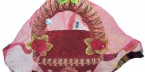 Decorative Handicraft Pooja Basket for Thakur Ji
