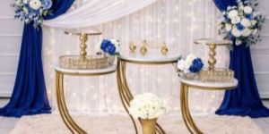 DECORATIVE METAL STOOL