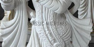 White Marble Stone Krishna Statue
