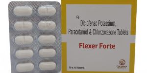 Flexer Forte Diclofenac Potassium Paracetamol Tablet