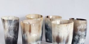 Handcrafted Buffalo Horn Drinking Shot Glass Cup