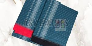 Peacock Green Men Cotton Traditional Dhoti