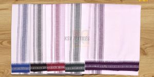 Pure White Cotton Dhoti