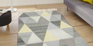 Scandinavian Tri-Tone Flat Weave Dhurrie