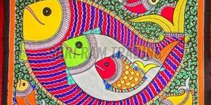 Handmade Madhubani Wall Painting