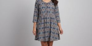 Ladies Cotton Printed Short Kurti