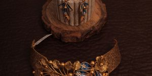 Royal Peacock Motif Designer Necklace Set