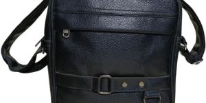 pu leather messenger slings bag