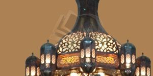 Traditional Brass Lantern Chandelier