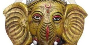 Terracotta Ganesha Face Wall Hanging