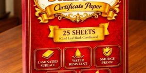 Stancert Premium Golden Leaf Blank Certificate Paper