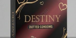Destiny Chocolate Dotted Condom