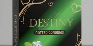 Destiny Mint Dotted Condom