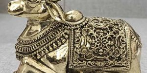 Brass Nandi Ji Statue