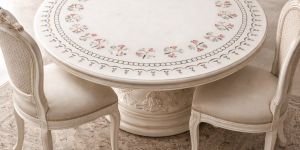 Marble Inlay Work Center Table